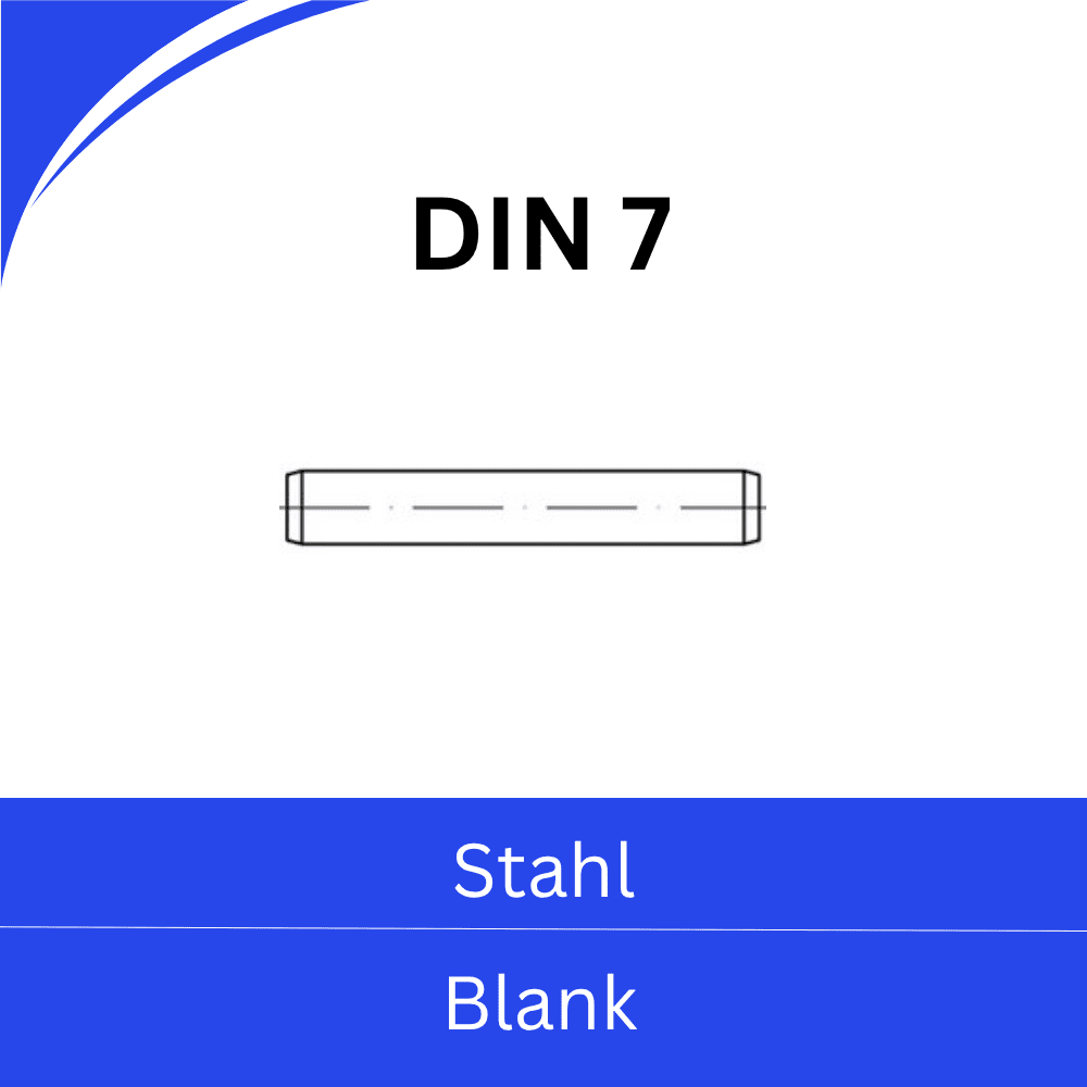 Bild von ➤ Kategorie: DIN 7 -Zylinderstifte- (Stahl blank)